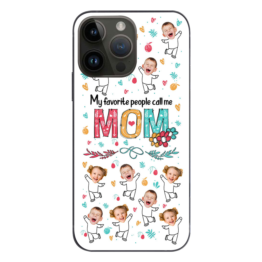 Meine Lieblingsmenschen nennen mich Nana – Geschenk für Oma, Mama – Personalisierte Handyhülle