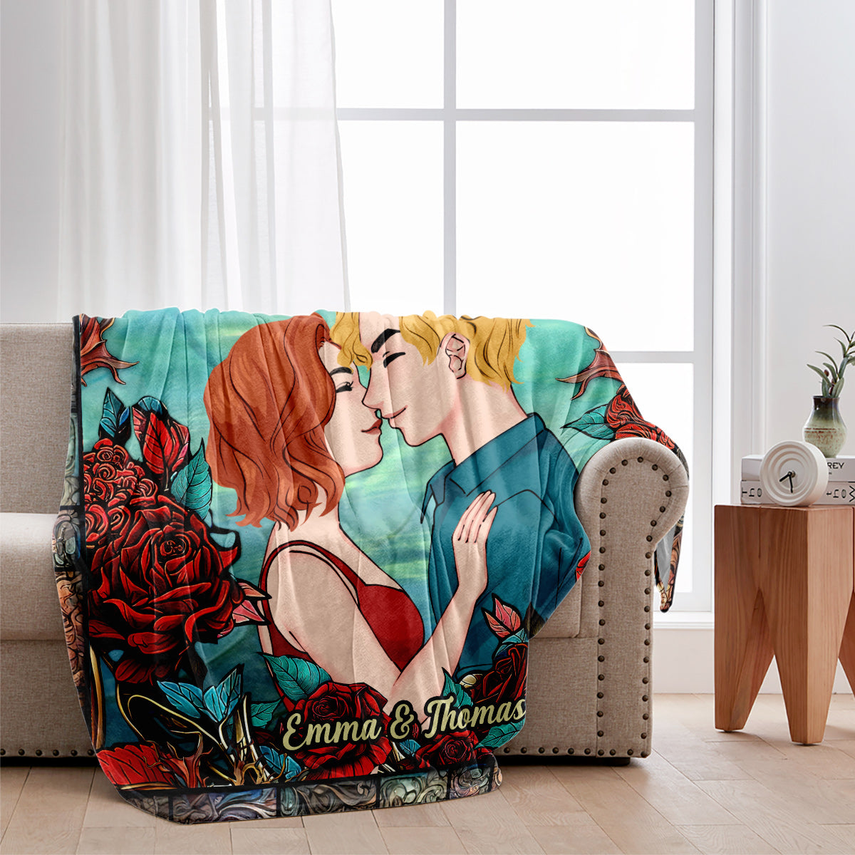 I Met You. I Liked You. I Love You. I'm Keeping You. Forever Yours - gift for husband, wife, boyfriend, girlfriend - Personalized Blanket