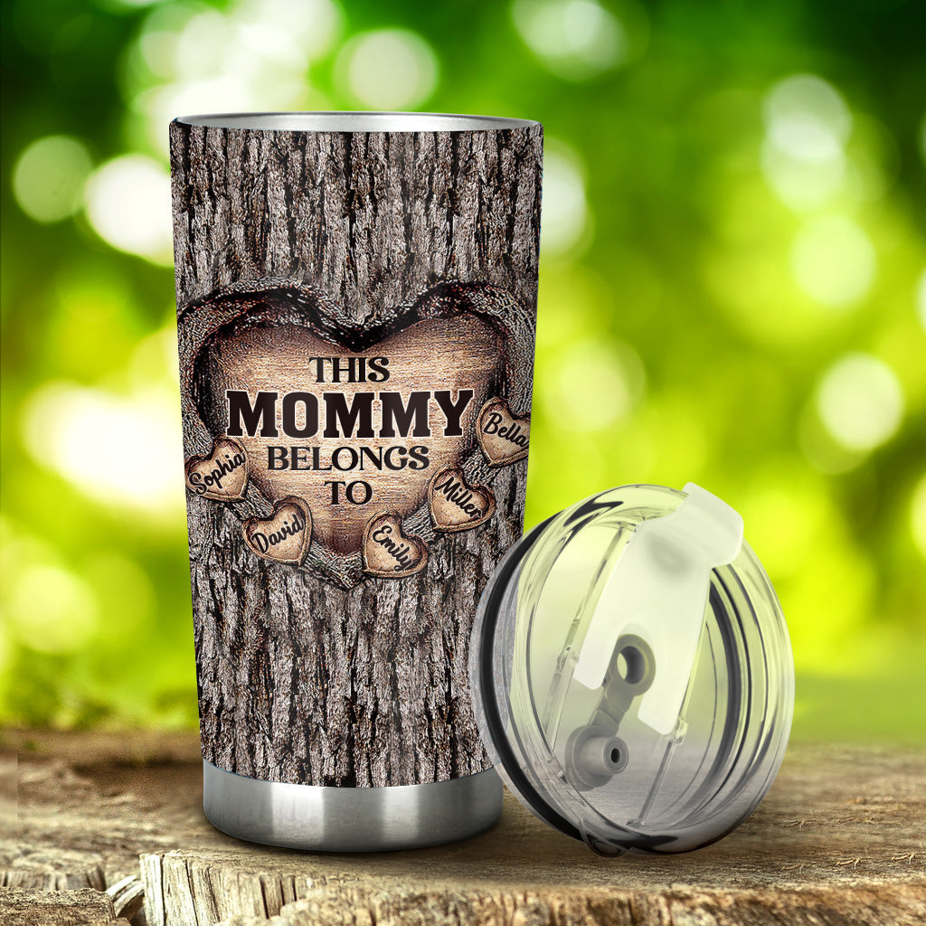 Dad's Heart - Gift for dad, grandma, grandpa, mom, uncle, aunt, brother, sister - Personalized Tumbler