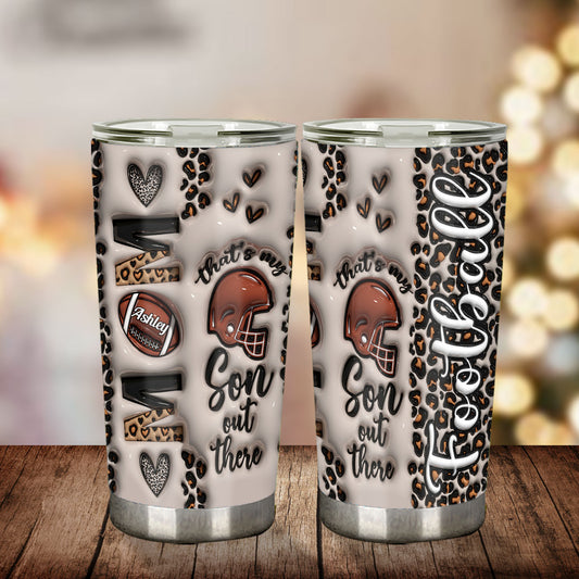 That's My Son - Personalized Football Tumbler