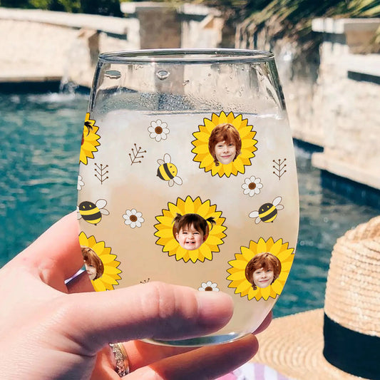 Nanas Gründe – Geschenk für Oma, Mama, Opa, Papa – Personalisiertes Weinglas