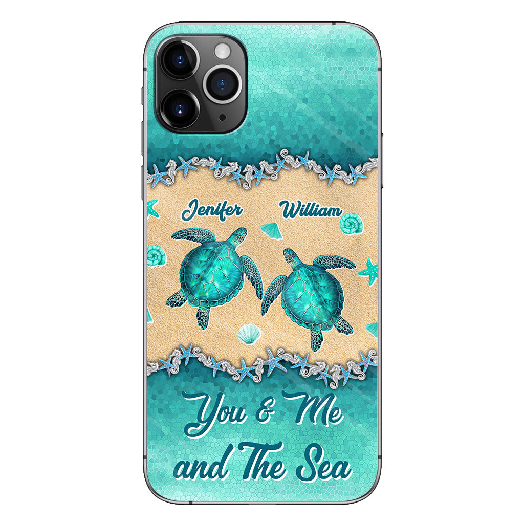 Salty Lil' Beach - Personalized Turtle Phone Case