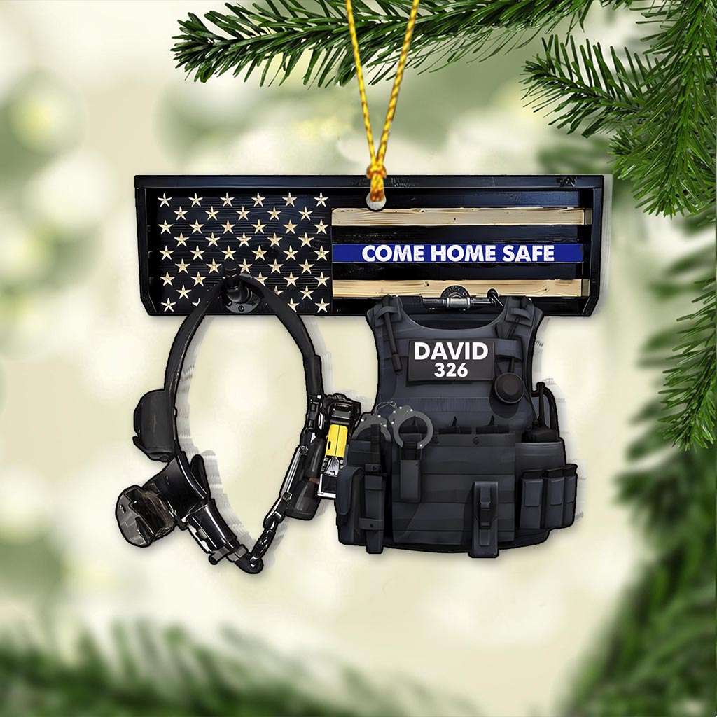 Komm sicher nach Hause – personalisierter Polizei-Anhänger