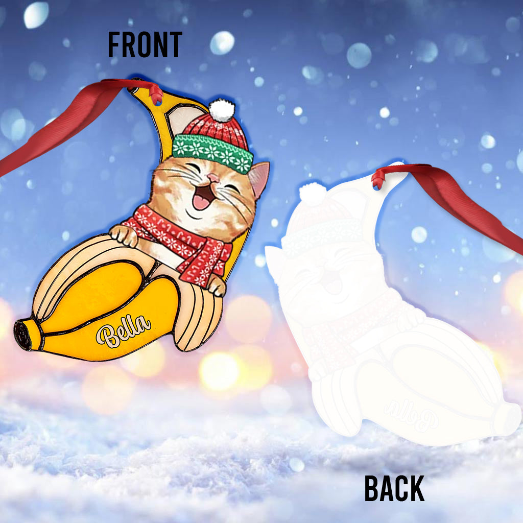 Little Cute Cat - Personalized Cat Ornament