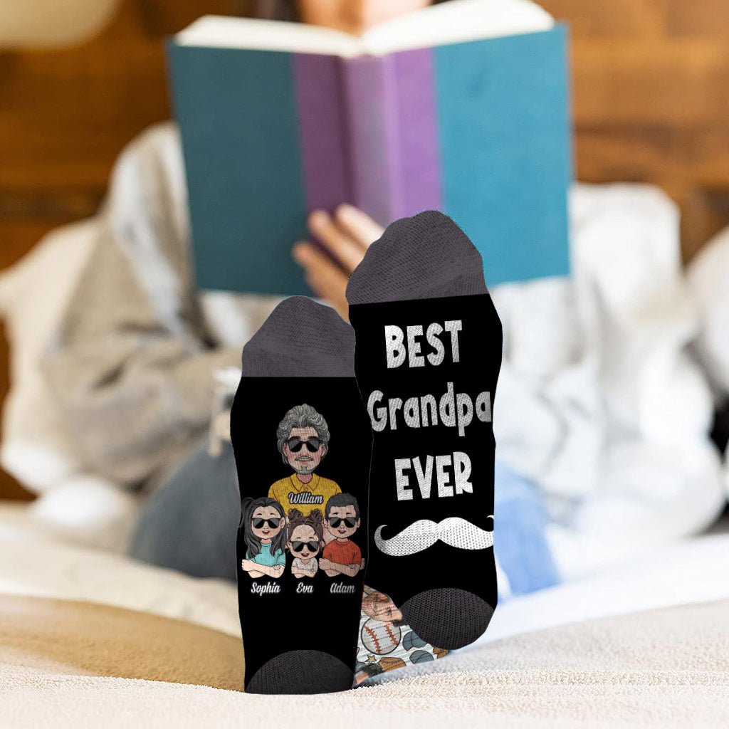 Der beste Opa aller Zeiten – personalisierte Opa-Socken