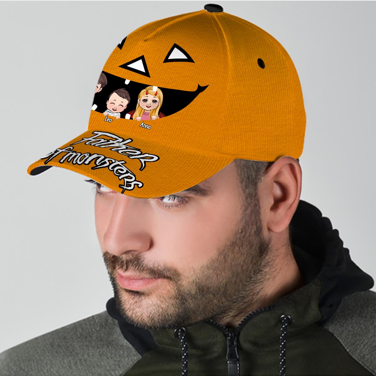 Vater der Monster – Personalisierte klassische Vaterkappe