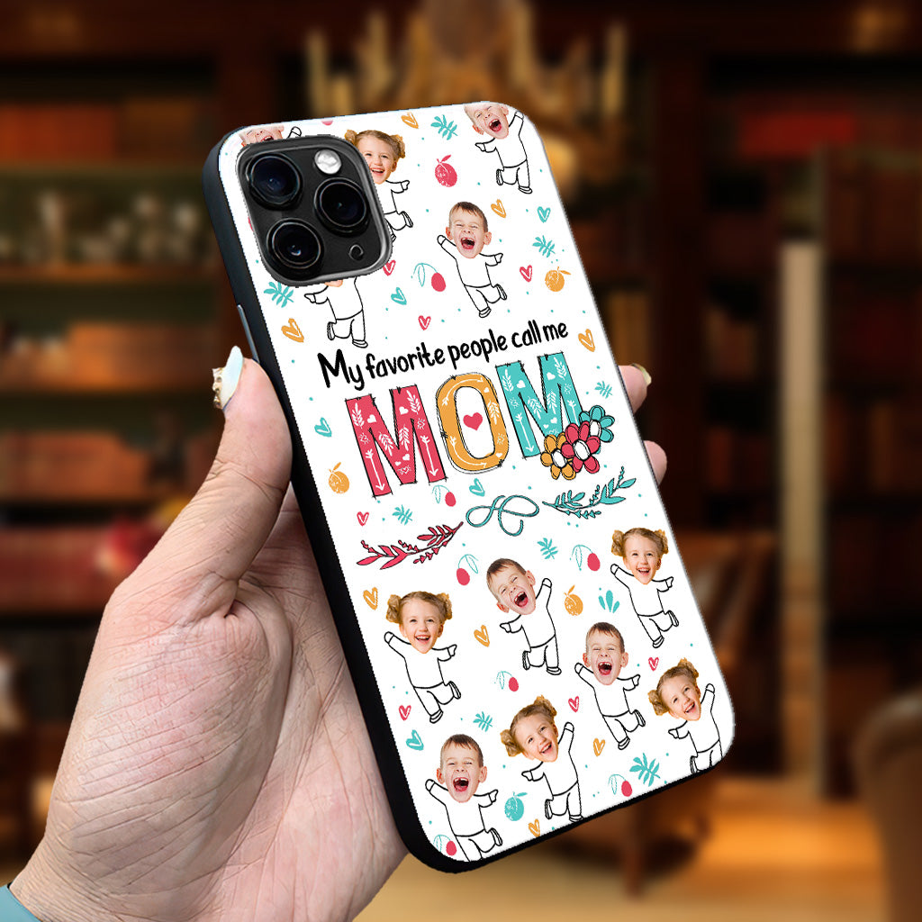 Meine Lieblingsmenschen nennen mich Nana – Geschenk für Oma, Mama – Personalisierte Handyhülle