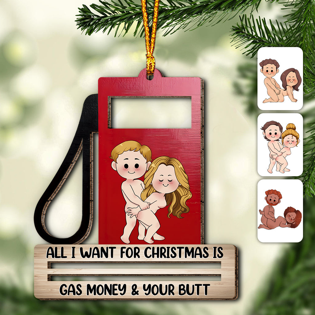 Alles, was ich mir zu Weihnachten wünsche – Geschenk für Ehemann, Freund, Ehefrau, Freundin – Personalisierter Weihnachtsschmuck