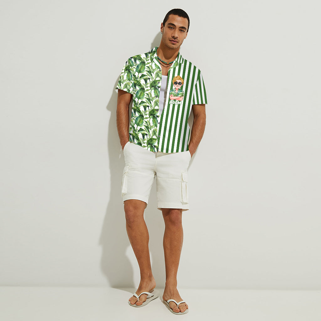 Das Leben ist schöner am Strand – Personalisiertes Hawaiihemd für Meeresliebhaber