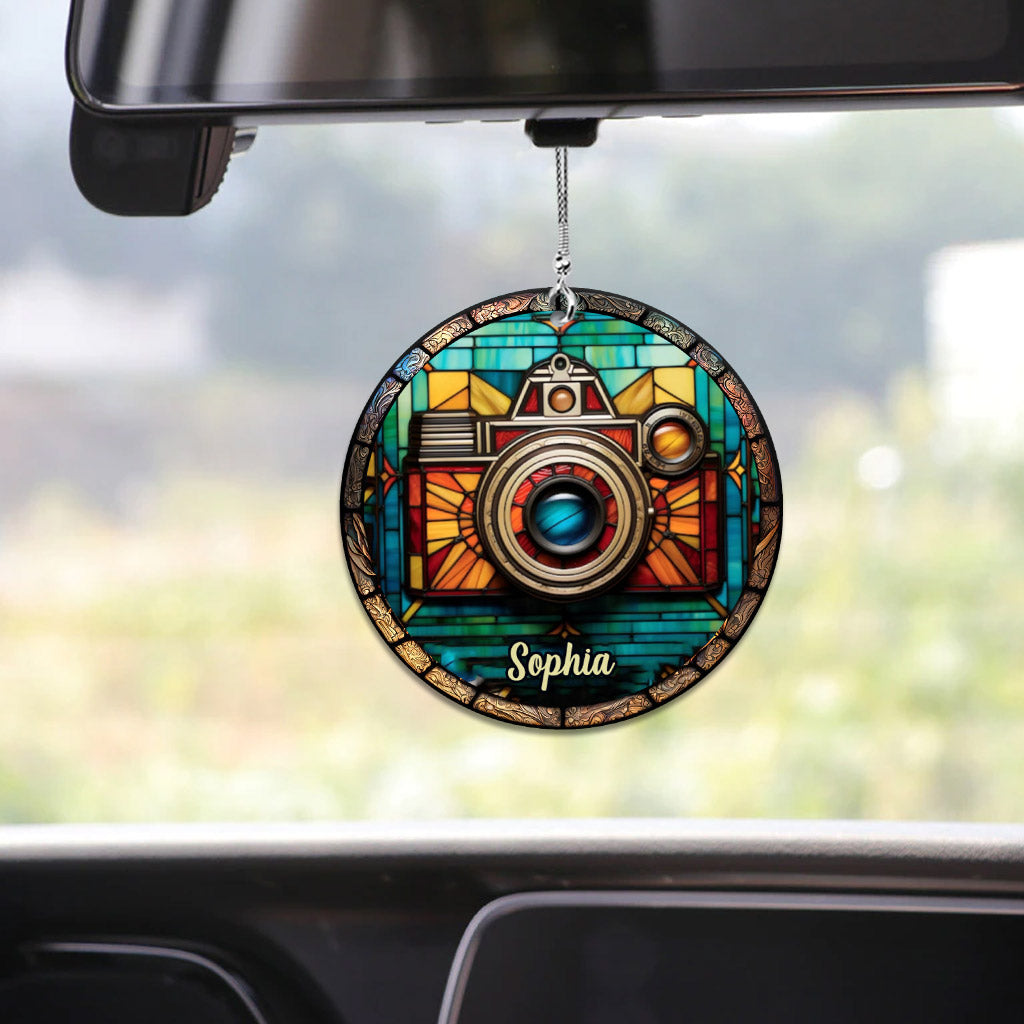 Just A Girl Who Loves Photography - Personalized Photography Car Ornament