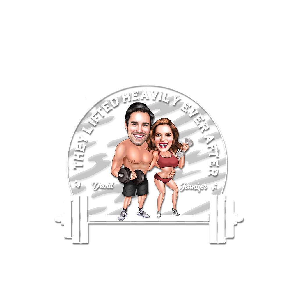 Sie hoben schwere Gewichte bis ans Ende ihrer Tage – Personalisierter Fitness-Aufkleber (Vollversion)
