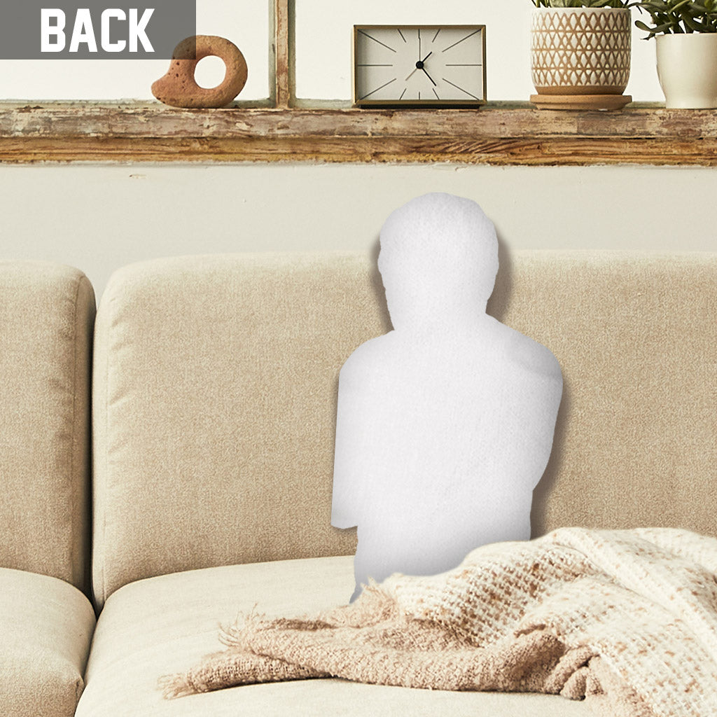 Custom Photo Humanoid - Personalized Uncle Shaped Pillow