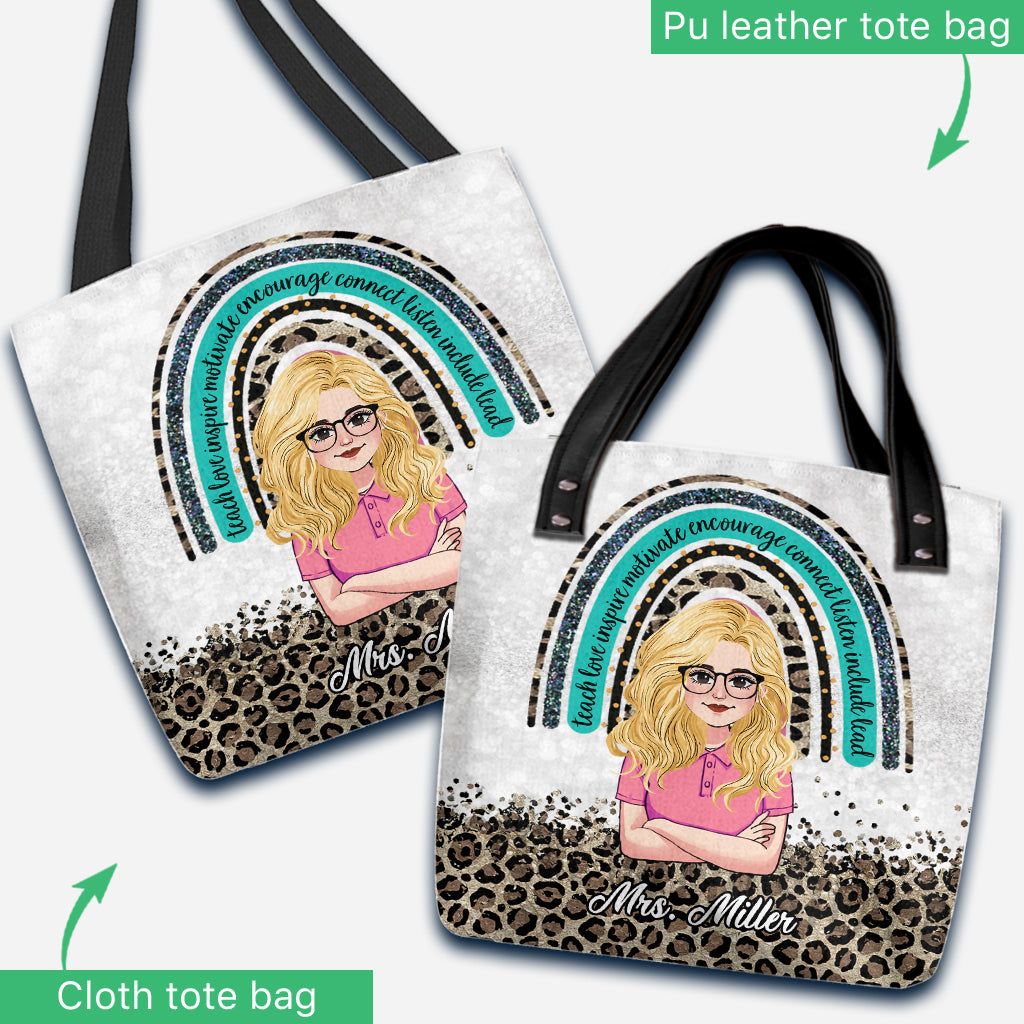 Lehren, Lieben, Inspirieren – Personalisierte Lehrertasche