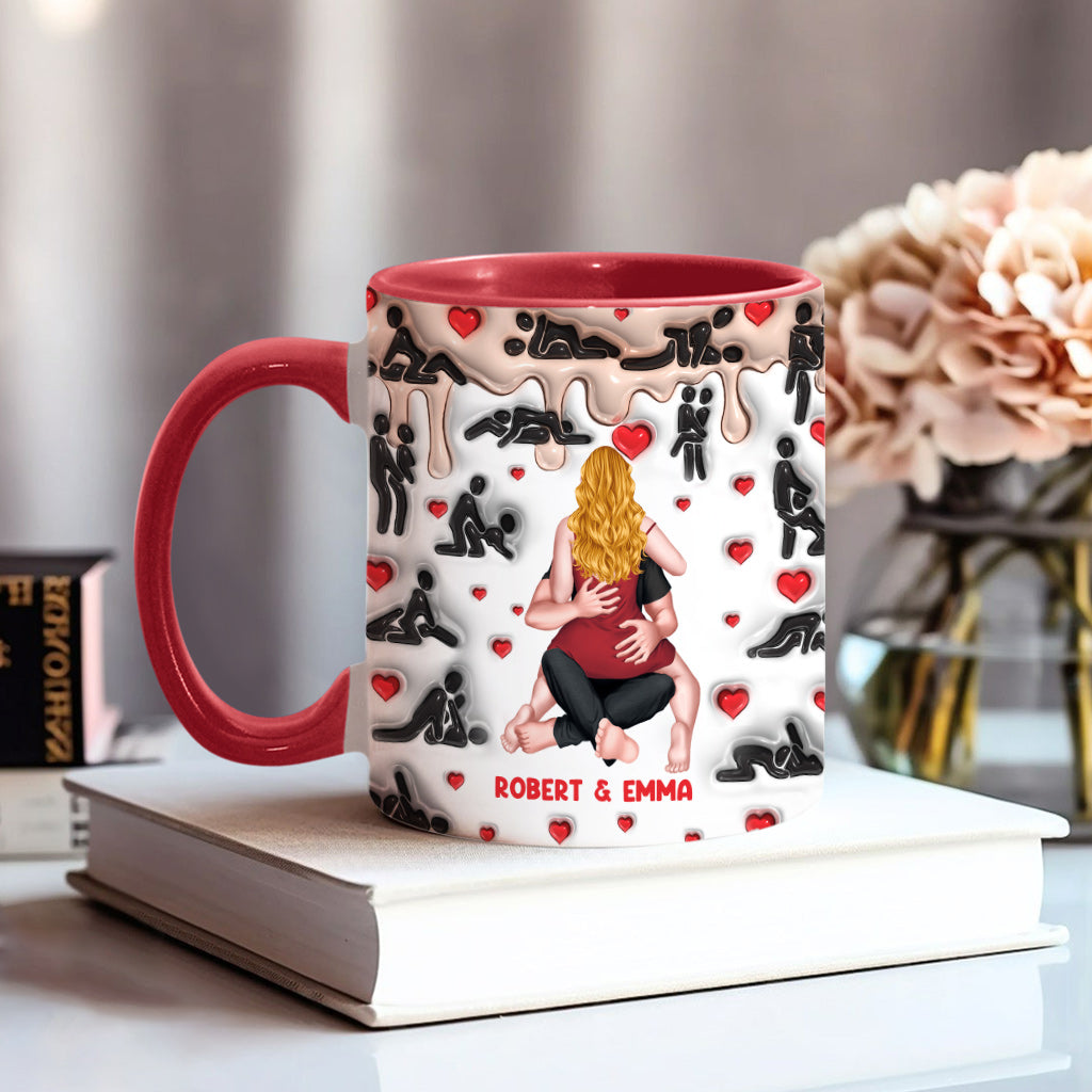 Meine Lieblingsbeschäftigung ist mit dir - Personalisierte Tasse für Paare
