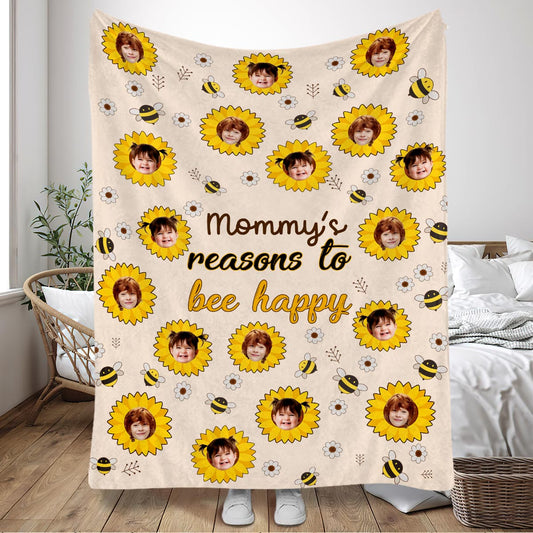 Nana's Reasons - Gift for grandma, mom - Personalized Blanket