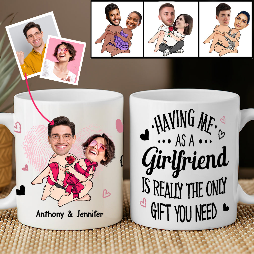 Das einzige Geschenk, das Sie brauchen – personalisierte Tasse für Paare