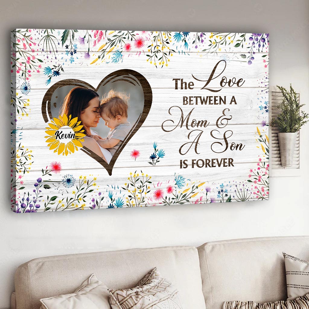 Wenn Mütter Blumen wären – Personalisierte Leinwand und Poster für Mütter