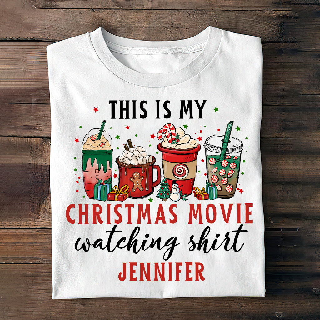 Das ist mein Weihnachtsfilm-Shirt – personalisiertes Weihnachts-T-Shirt und Hoodie
