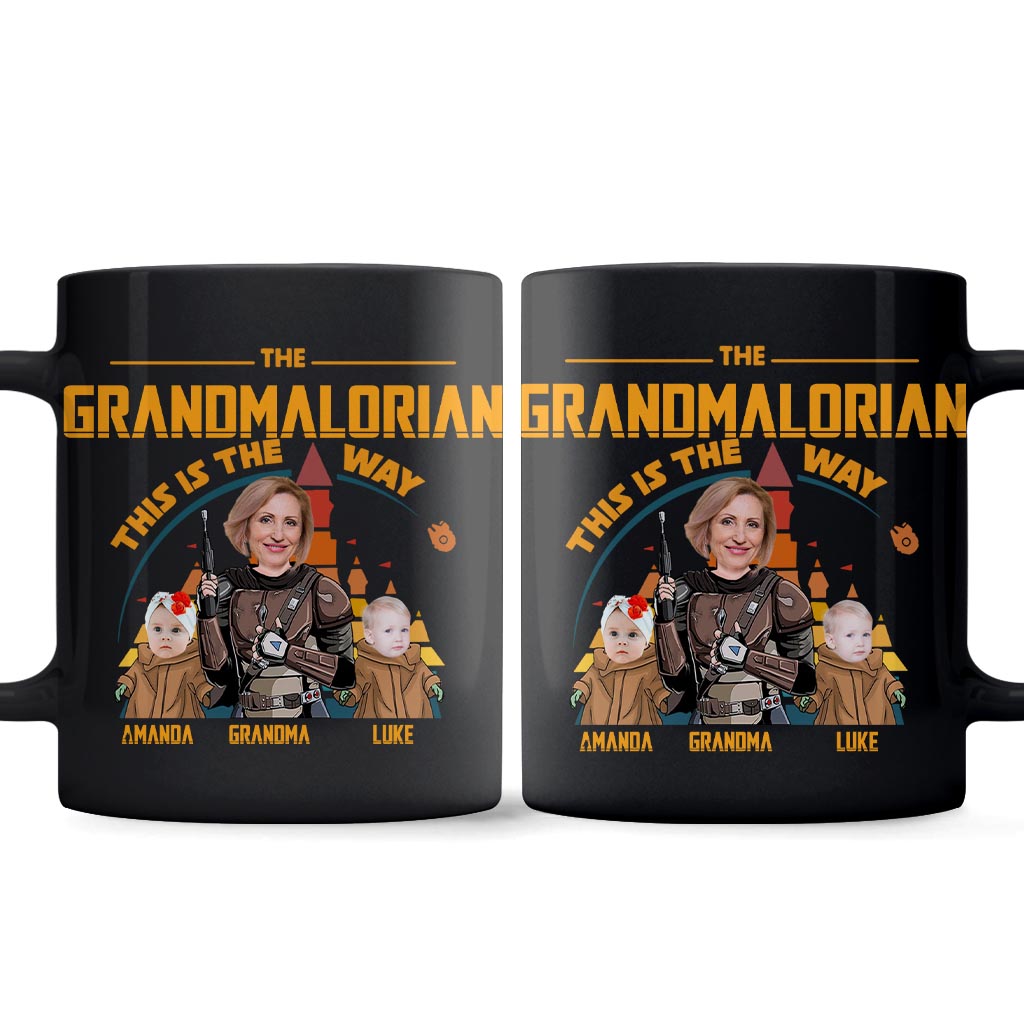 Die Mamalorianerin: So ist der Weg – Geschenk für Mama, Oma, Opa, Papa – Personalisierte Tasse
