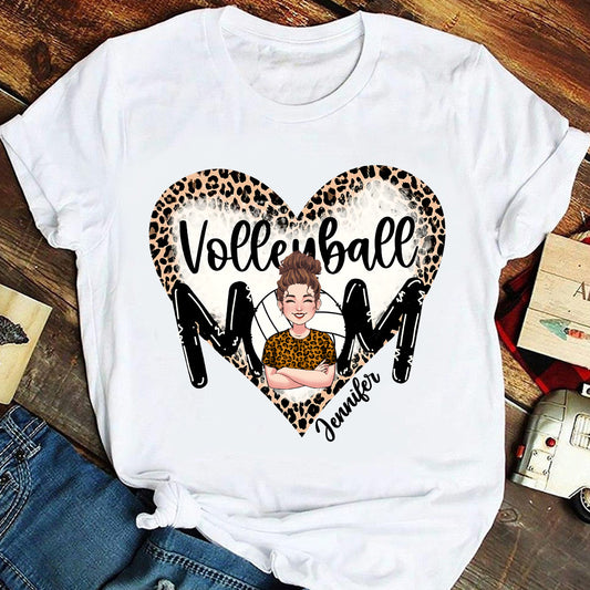 Volleyball-Mama – Personalisiertes Volleyball-T-Shirt und Hoodie