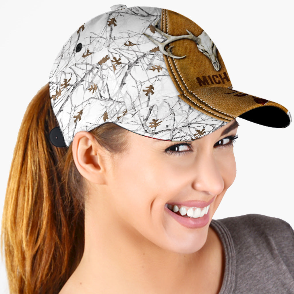 Hirschschädel - Personalisierte Jagd-Klassiker-Kappe