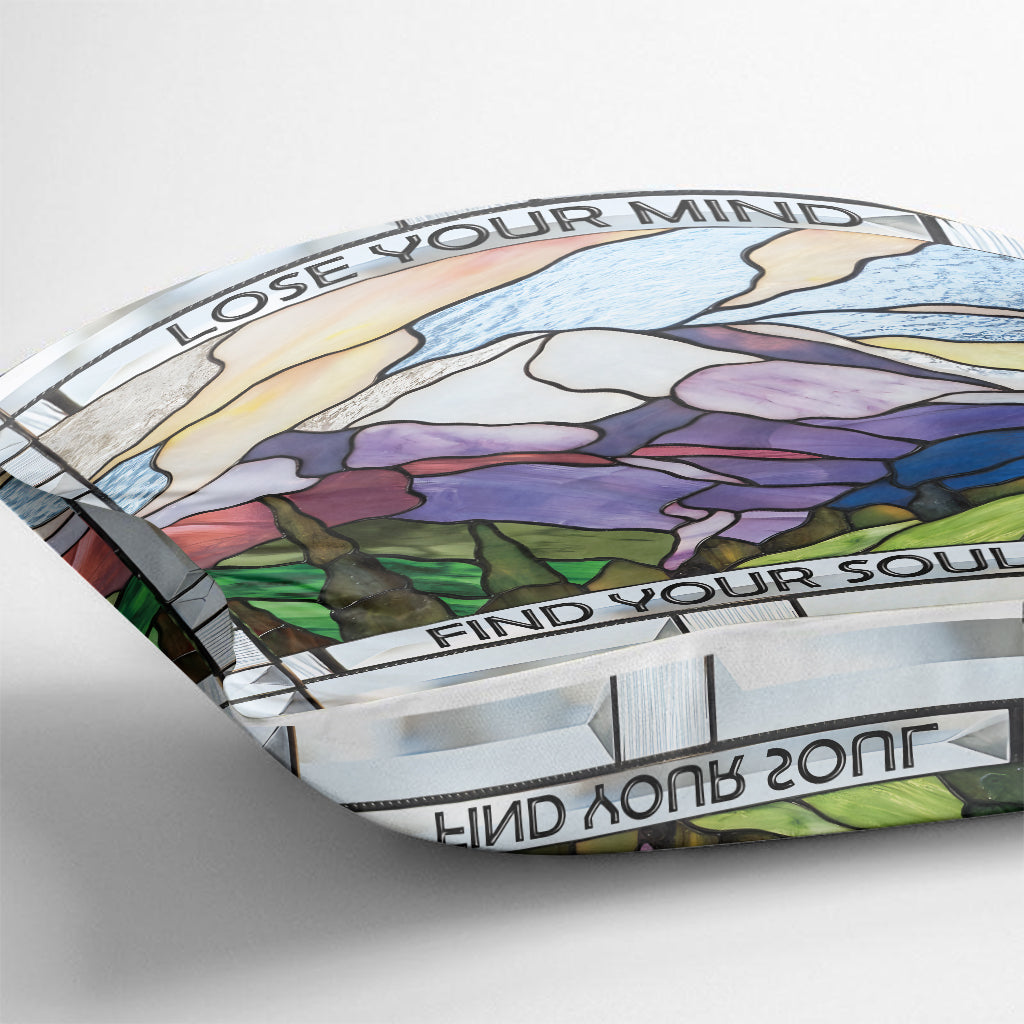 Verliere den Verstand – Wanderkissen