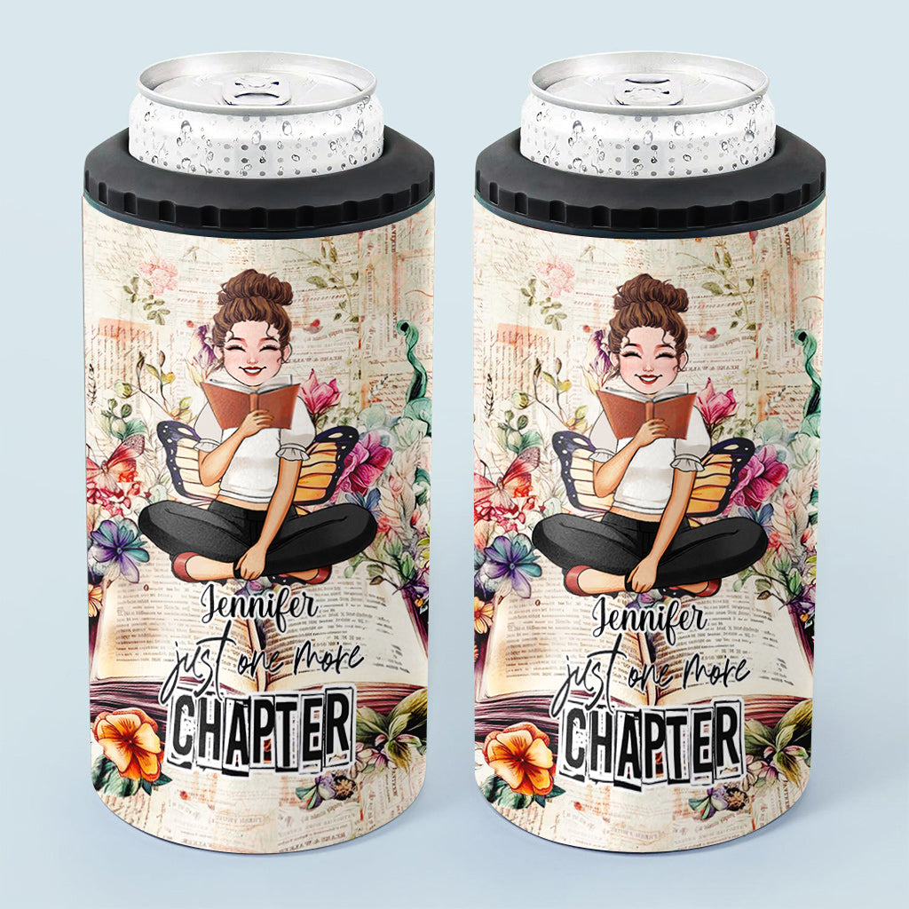Just One More Chapter - Personalized Book Can Cooler