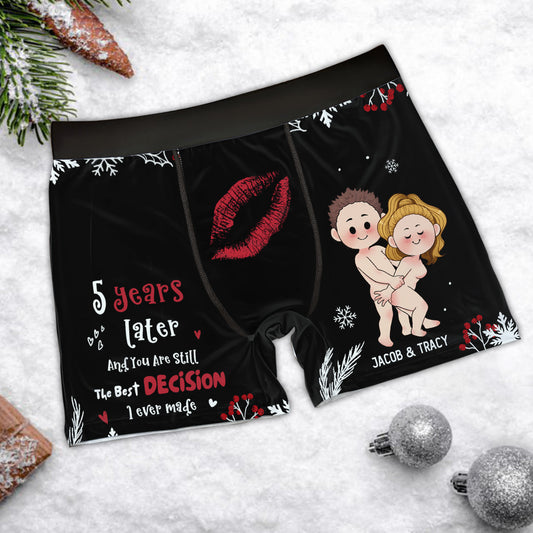 Die beste Entscheidung – personalisierte Boxershorts für Männerpaare