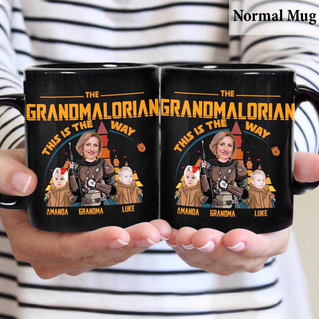 Die Mamalorianerin: So ist der Weg – Geschenk für Mama, Oma, Opa, Papa – Personalisierte Tasse