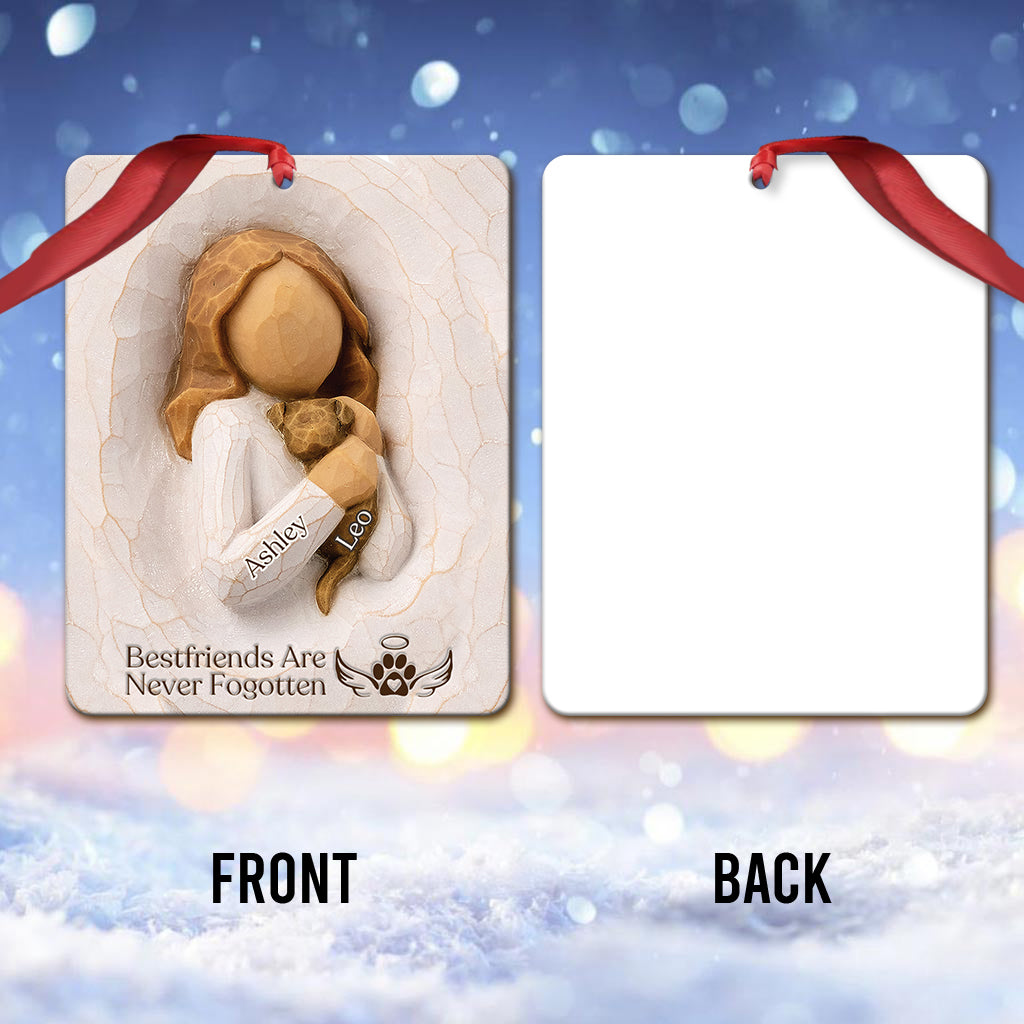 Beste Freunde vergisst man nie – Personalisierter Hundeanhänger