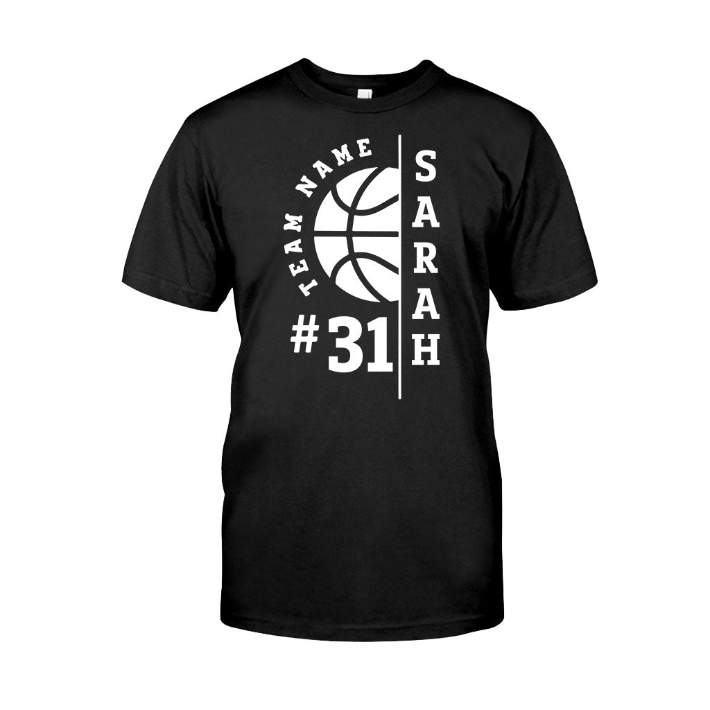 Liebe Basketball – Personalisiertes Basketball-T-Shirt und Hoodie
