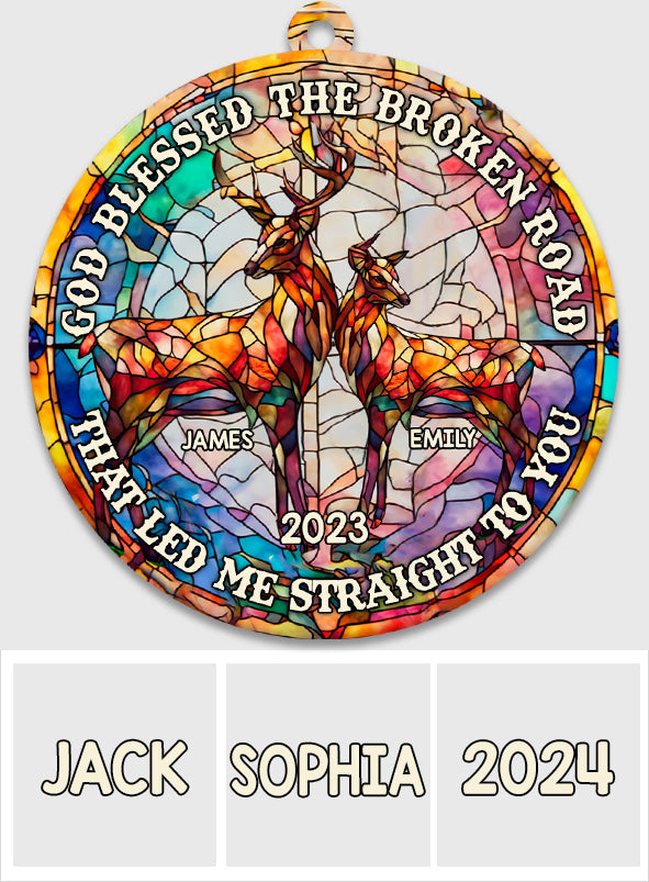 Gott segnete den zerbrochenen Weg – Personalisierter Jagdauto-Anhänger