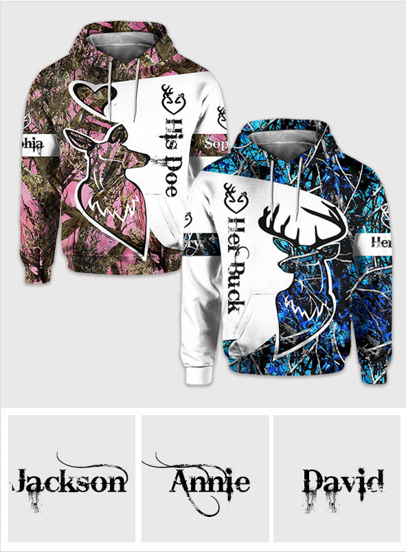 Sein Bock, ihre Hirschkuh – personalisiertes Jagd-T-Shirt