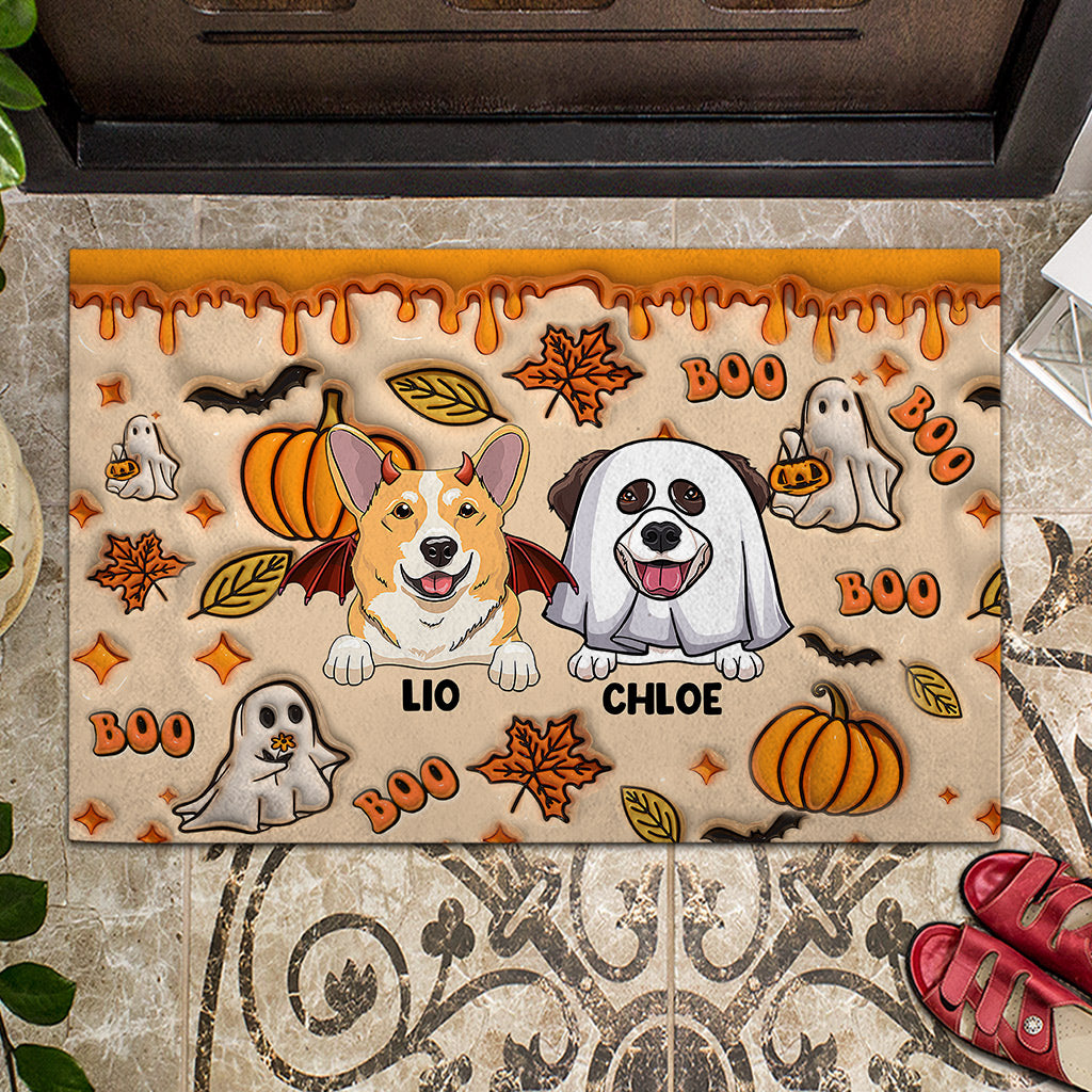 Boo - Personalized Dog Doormat