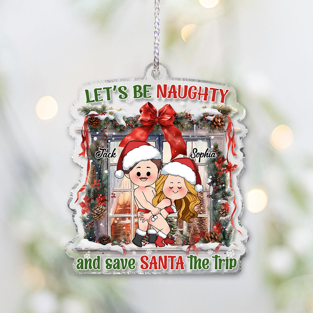 Lasst uns frech sein – Personalisierter transparenter Pärchen-Anhänger