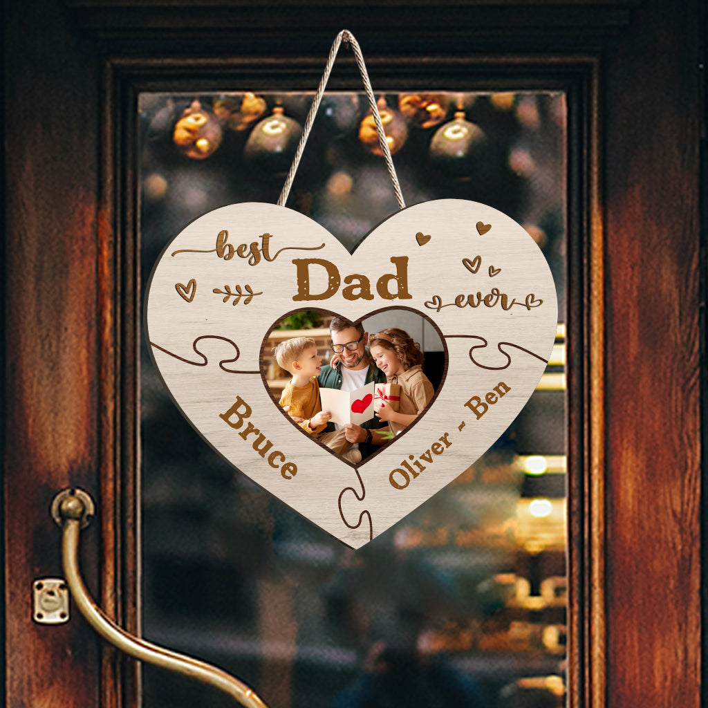 Die beste Oma aller Zeiten – Geschenk für Oma, Opa, Mama, Papa, Tante, Onkel, Schwester, Bruder – Personalisiertes Holzschild