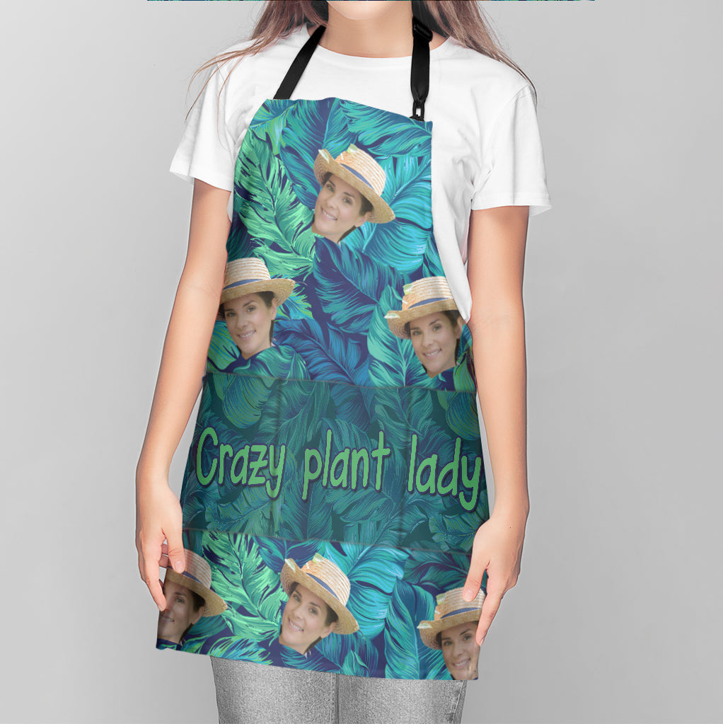 Und ab in den Garten – Gartengeschenk für Mama, Papa, Oma, ihn, sie, Ehefrau, Ehemann, Freundin, Freund – Personalisierte Schürze