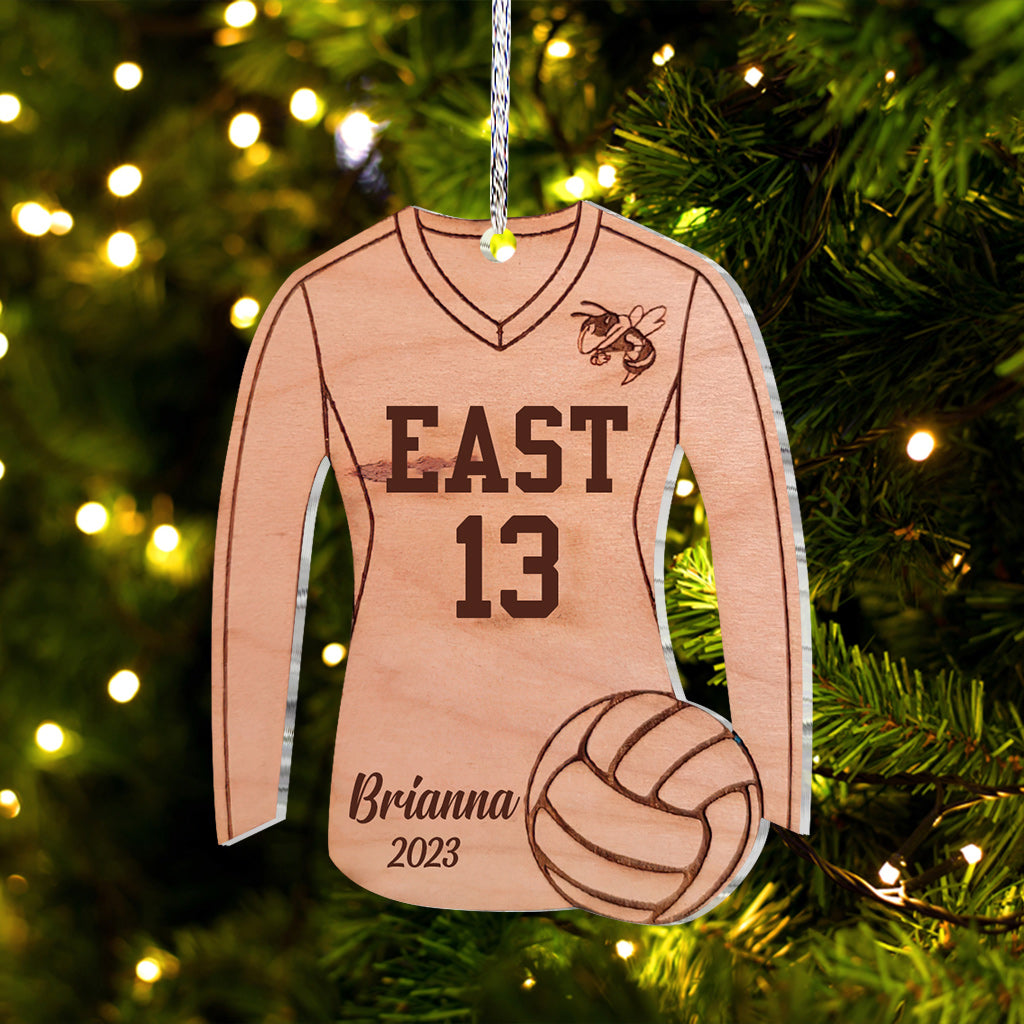 Volleyball lieben – Personalisierter Volleyball-Anhänger