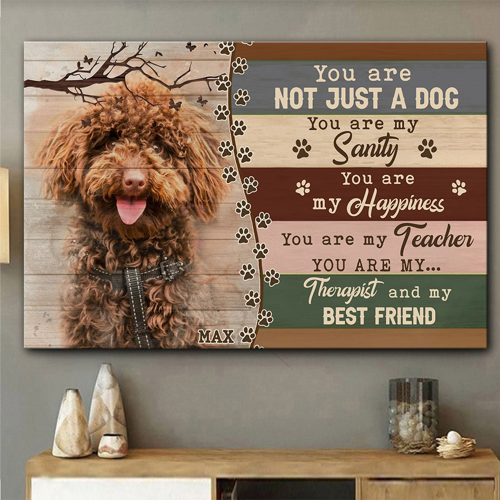 Beste Freunde – Personalisierte Hundeleinwand und Poster