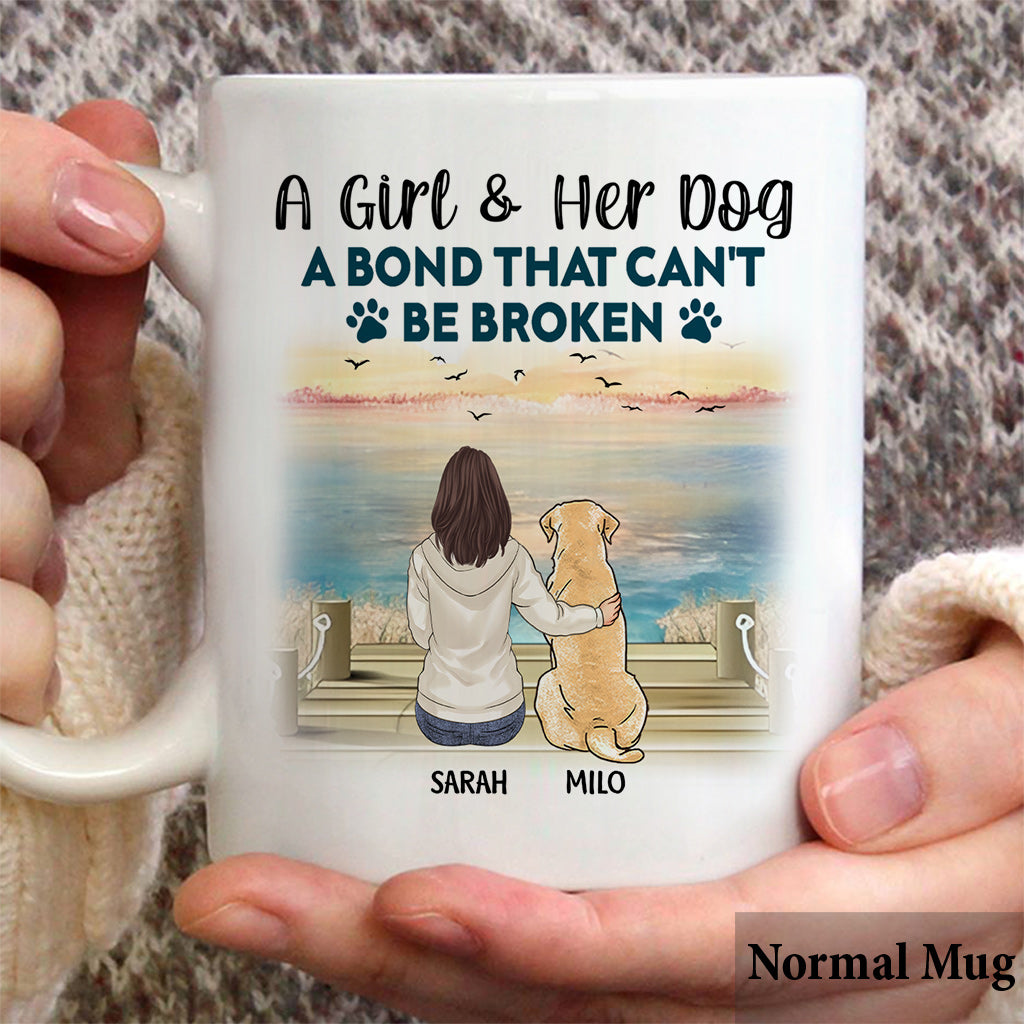 Eine unzerbrechliche Bindung – personalisierte Hunde-Tasse
