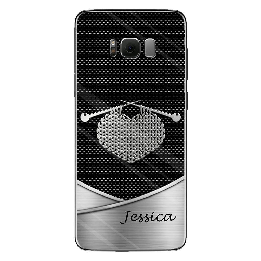 Love Knitting - Personalized Knitting Phone Case