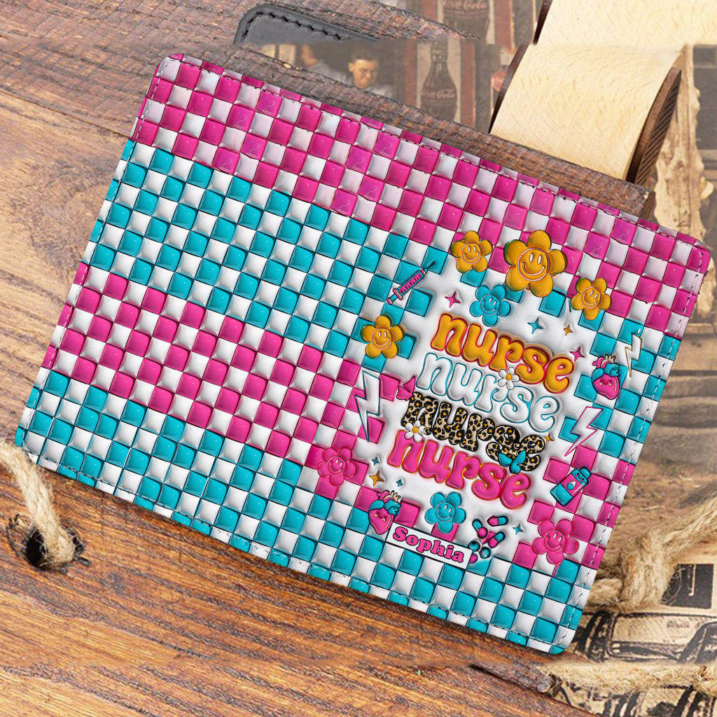 Nurse Life - Nurse gift for mom, her, wife, girlfriend, friend - Personalized Passport Holder