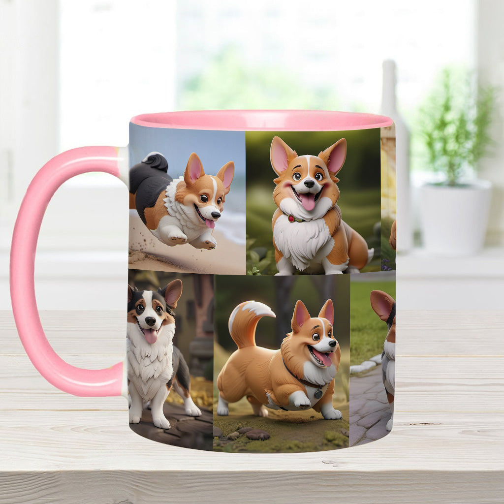 Cartoonisierte Haustierfoto-Collage – Geschenk für Hunde- und Katzenliebhaber – Personalisierte Tasse