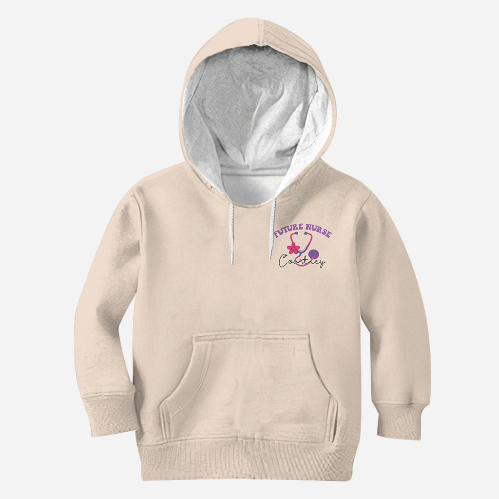 In meiner Zeit als Krankenpflegestudentin - Personalisiertes Krankenschwester-Allover-Shirt