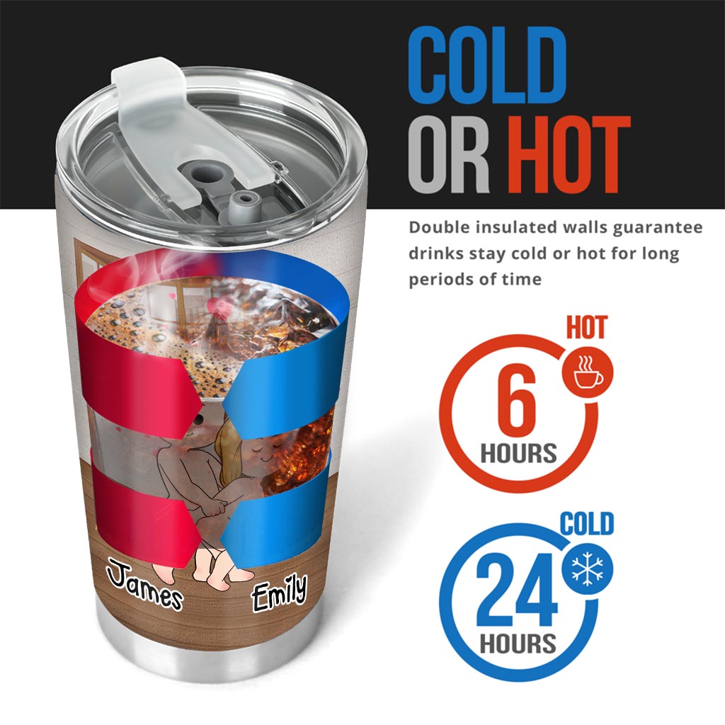 Making You Smile - Personalized Couple Tumbler