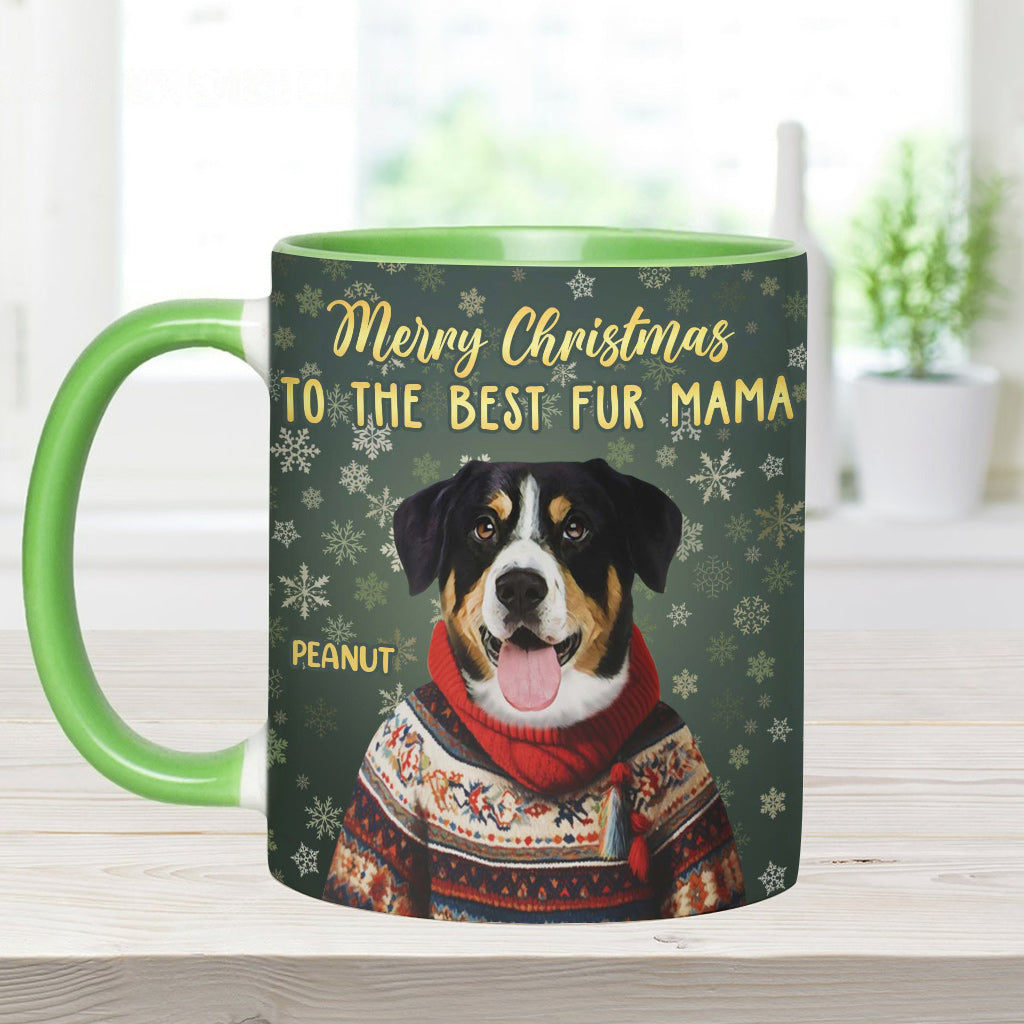 Personalisiertes Weihnachtsporträt Ihres Haustiers – Geschenk für Hunde- und Katzenliebhaber – Personalisierte Tasse