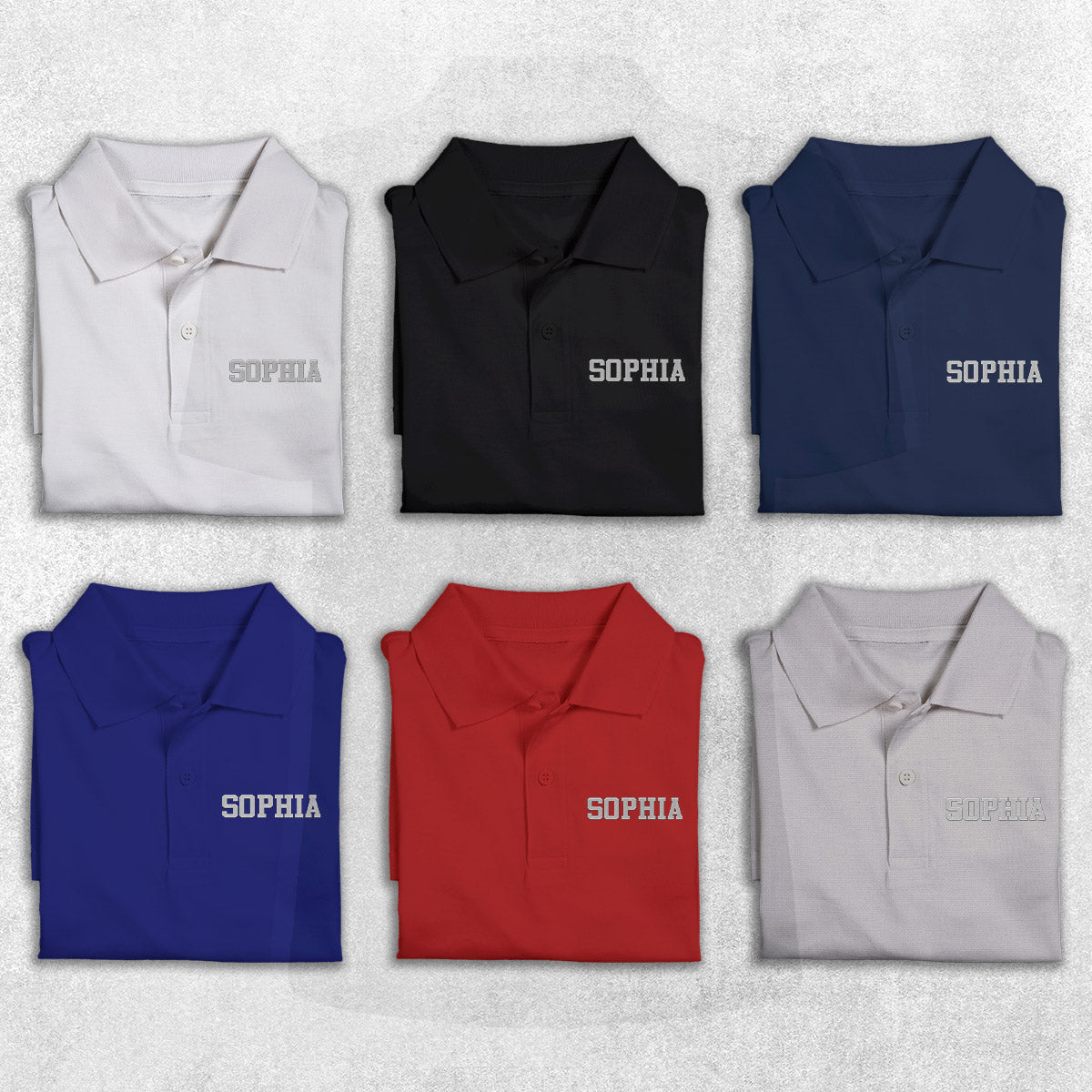 Personalisiertes Poloshirt mit Stickerei für Tante – Individueller Name