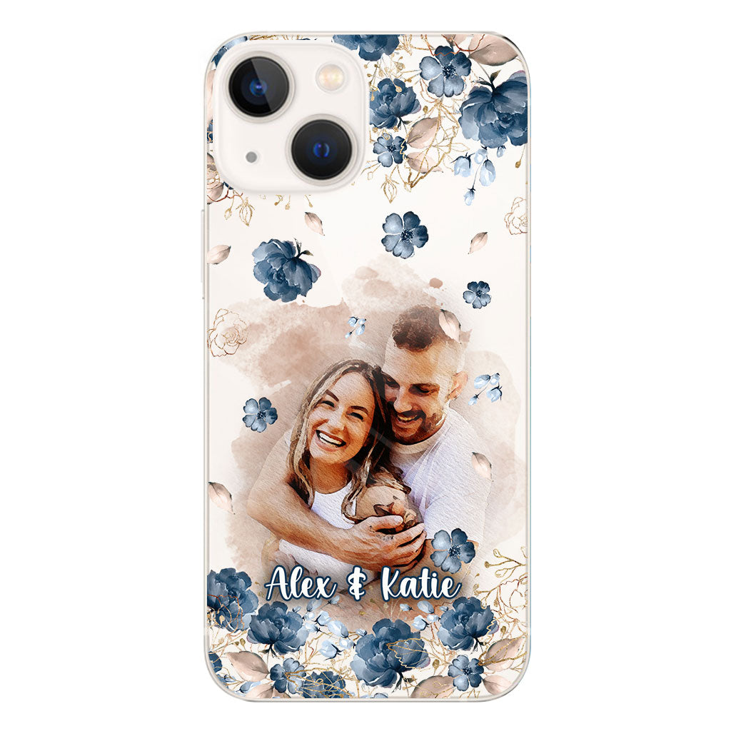 Floral Phone Case - Personalized Clear Phone Case