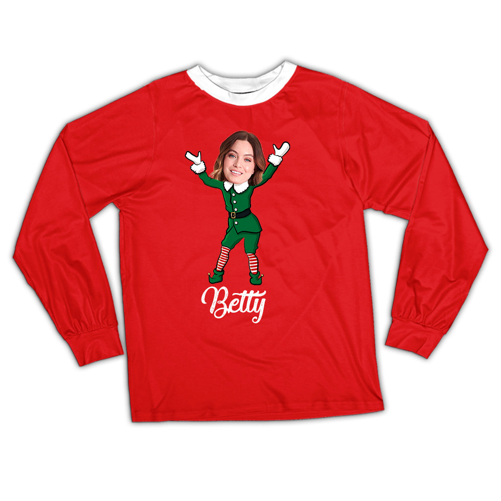 Passende Weihnachtspyjamas – Personalisiertes Familienpyjama-Set