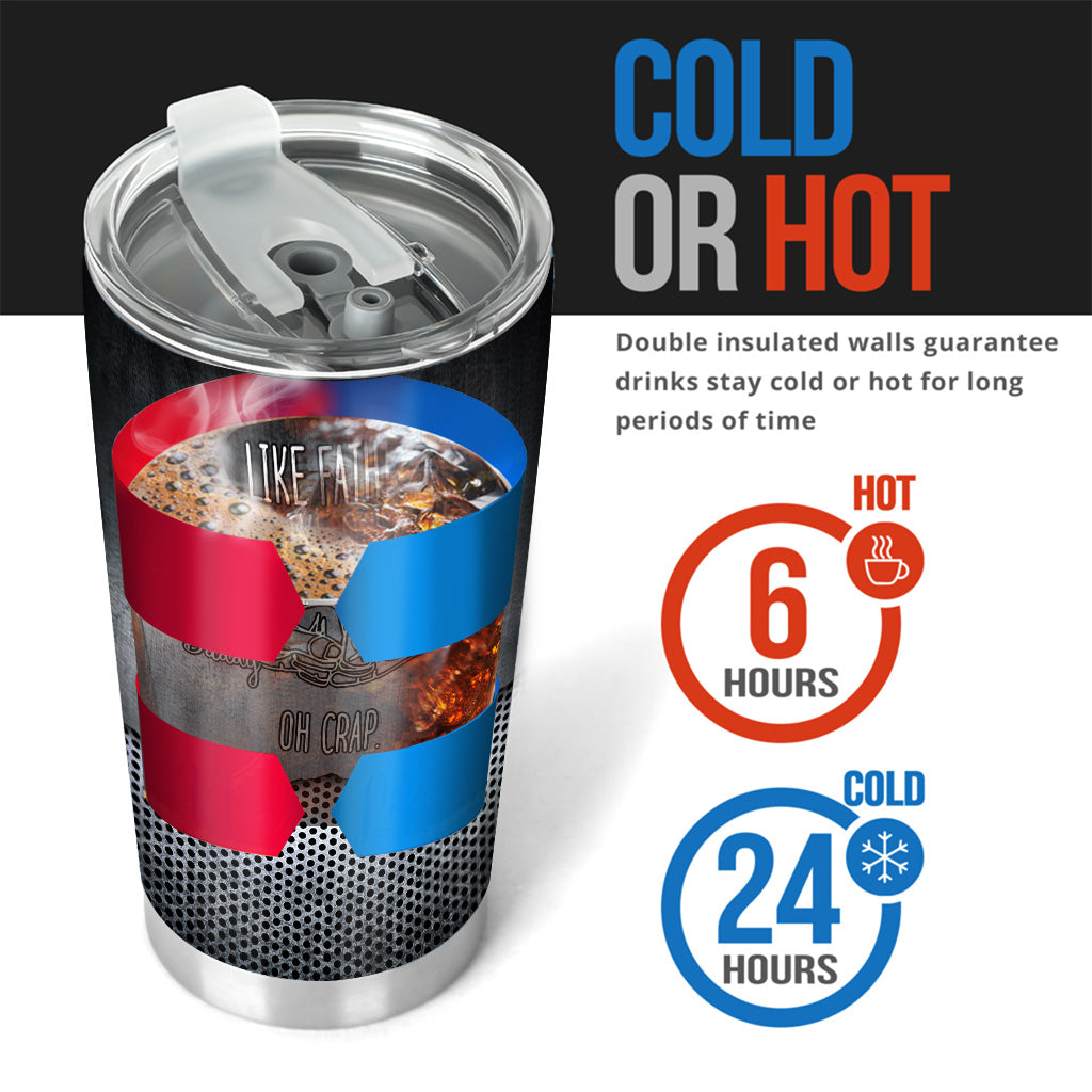 Wie der Vater, so die Tochter – Geschenk für Papa, Sohn, Tochter – Personalisierter Trinkbecher